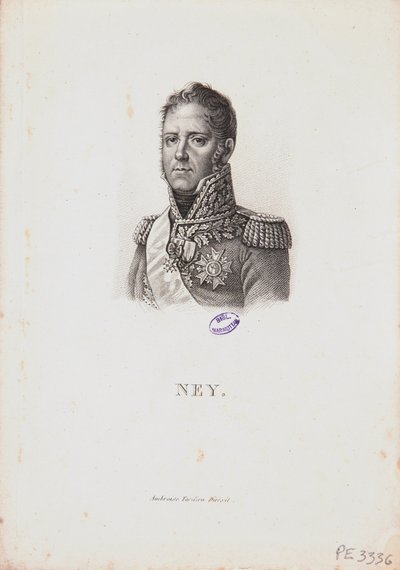 Portret van Maarschalk Michel Ney, 1814 door Francois Pascal Simon Gerard