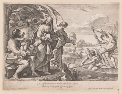 Vlucht naar Egypte door Francois Perrier
