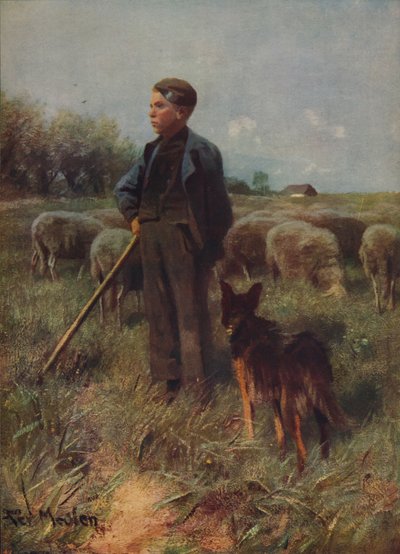 De jonge herder door Francois Pieter ter Meulen