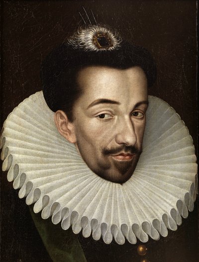 Portret van Hendrik III van Frankrijk door François Quesnel