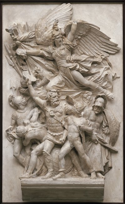 Vertrek van de vrijwilligers van 1792 (De Marseillaise) ca. 1835 door Francois Rude