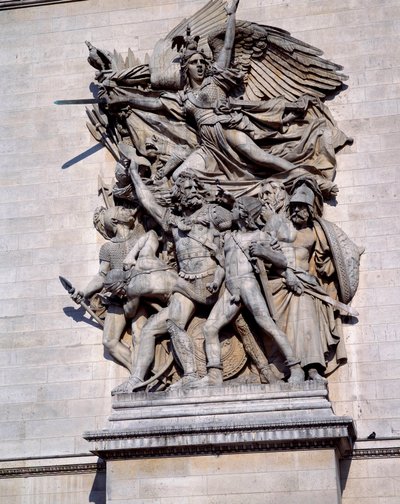La Marseillaise van de Arc de Triomphe van Parijs door Francois Rude