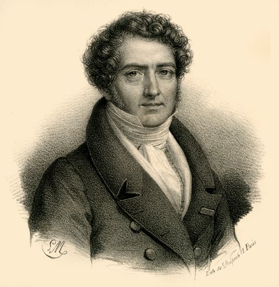 Boieldieu, 1775-1834, ca. 1830 door Francois Seraphin Delpech