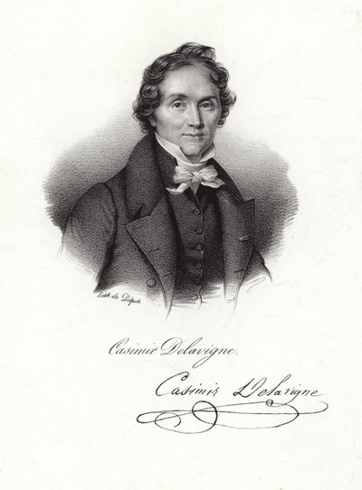 Casimir Delavigne door Francois Seraphin Delpech