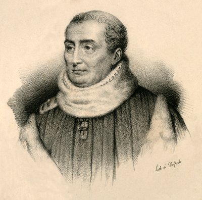 Christophe de Thou, 1508-1582, ca. 1830 door Francois Seraphin Delpech