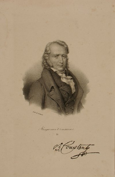 Henri Benjamin Constant de Rebecque (1767-1830) door Francois Seraphin Delpech