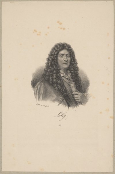 Jean-Baptiste Lully (1632 Florence - 1687 Parijs) - Frans componist van Italiaanse afkomst door Francois Seraphin Delpech