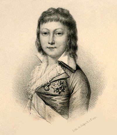 Lodewijk XVII, 1785-1795, ca. 1830 door Francois Seraphin Delpech