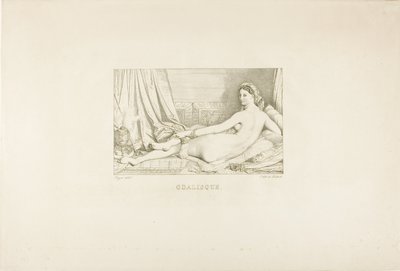 Odalisque door Francois Seraphin Delpech