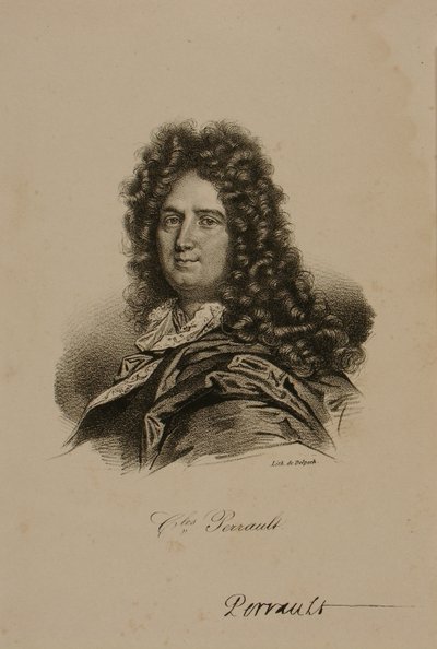 Portret van Charles Perrault (1628-1703) door Francois Seraphin Delpech