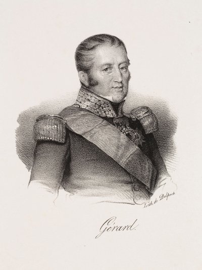 Portret van Étienne Maurice Gérard door Francois Seraphin Delpech