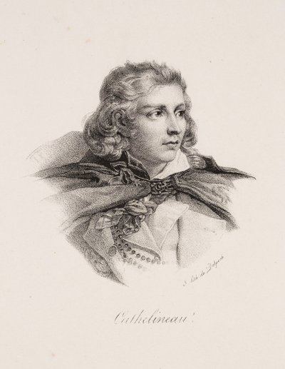 Portret van Jacques Cathelineau door Francois Seraphin Delpech