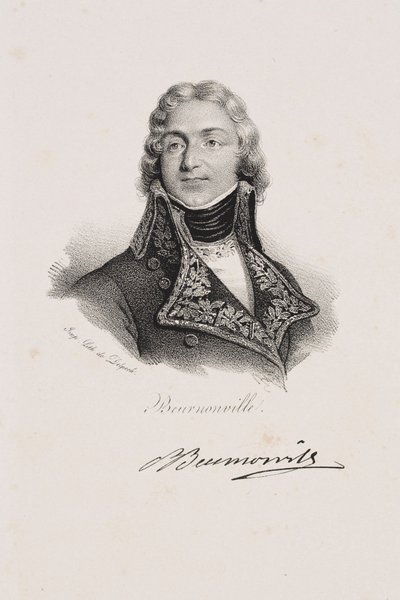 Portret van markies Pierre de Ruel de Beurnonville door Francois Seraphin Delpech