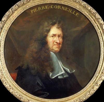 Portret van Pierre Corneille 1606-1684 door Francois Sicre