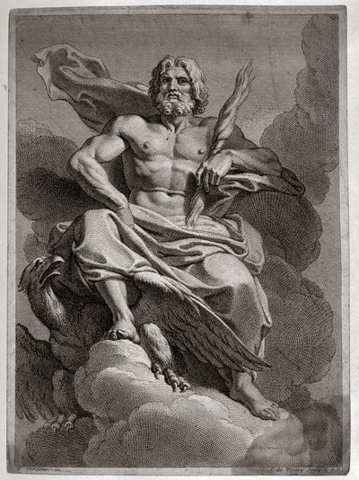 Jupiter (Zeus), door Francois Verdier (1651 - 1730) door Francois Verdier