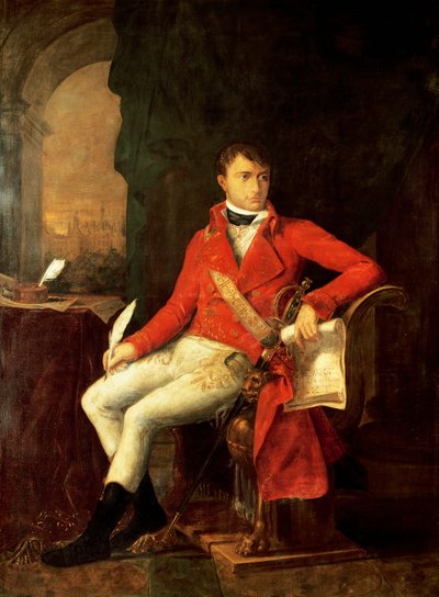 Napoleon in het uniform van de Eerste Consul door Francois Xavier Fabre