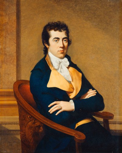 Portret van Henry Richard Vassall Fox, 3e Lord Holland door Francois Xavier Fabre
