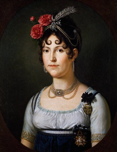 Portret van Maria Luisa van Spanje, Hertogin van Lucca (San Ildefonso) door Francois Xavier Fabre