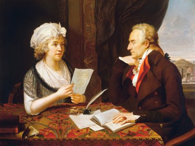 Portret van Vittorio Alfieri door Francois Xavier Fabre