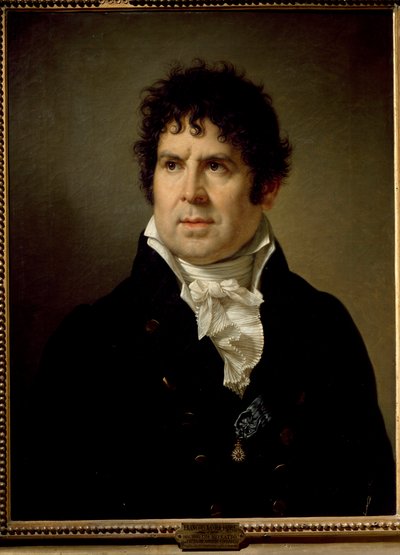 Portret van de graveur Giovanni Antonio Santarelli door Francois Xavier Fabre
