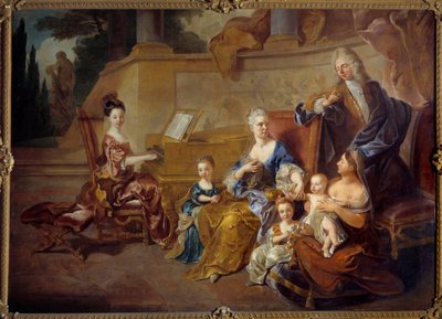 Familie Franqueville door Francois de Troy