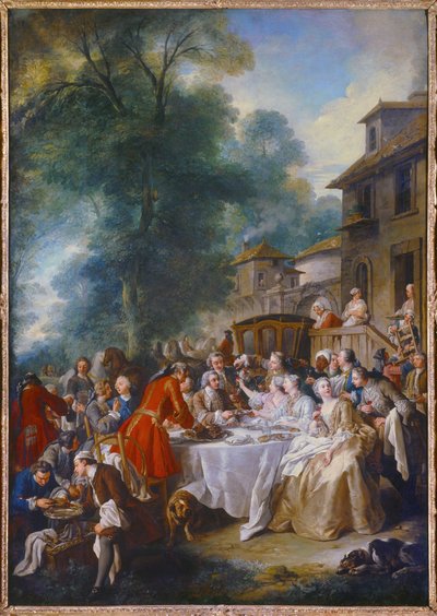 Jachtlunch door Francois de Troy