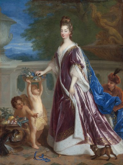 Portret van Elisabeth-Charlotte van Beieren (1652-1722) door Francois de Troy