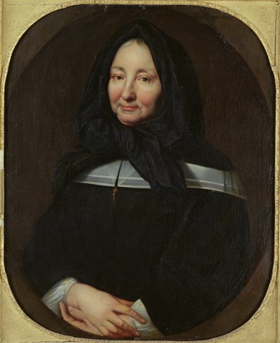 Portret van Madame Marie Bonneau de Miramion (1629-96) ca. 1690 door Jean François de Troy
