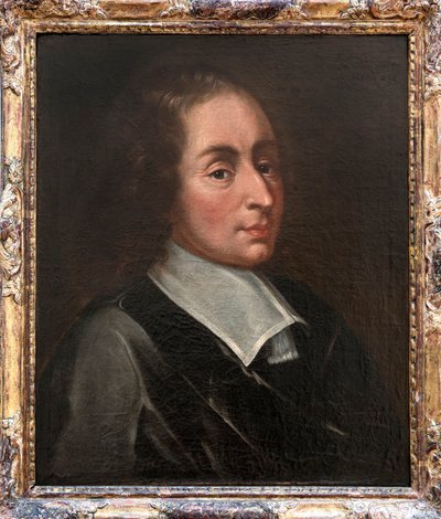 Portret van Blaise Pascal door Francois the Younger (after) Quesnel