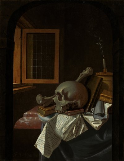 Vanitas stilleven door Francois van Daellen