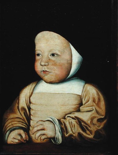 Portret van Charles de France (1522-45) Hertog van Angoulême, c.1524 door Francois workshop of Clouet