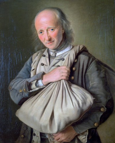 Een Man met een Dubbele Zak door Francoise Duparc
