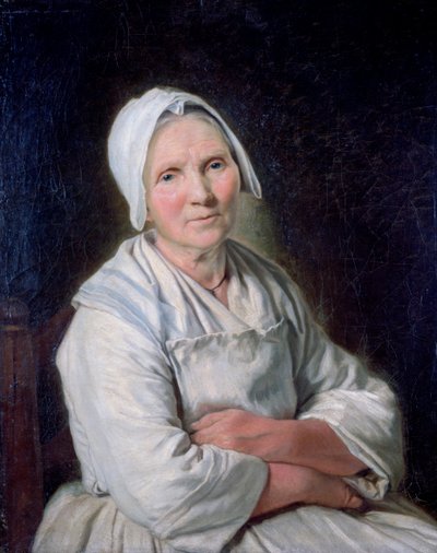 Oude vrouw, ca. 1725-1778 door Francoise Duparc