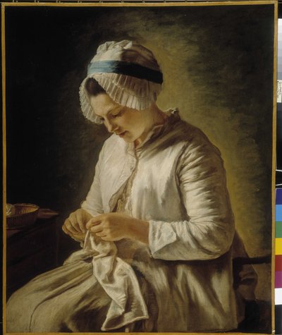 Vrouw aan het Werk door Francoise Duparc