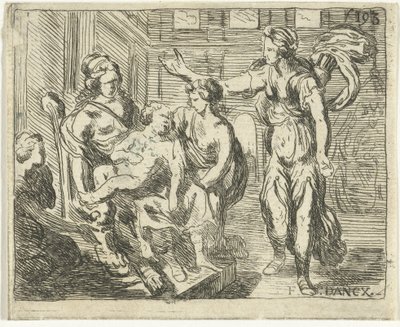 Geboorte van Hercules door Francoys Dancx