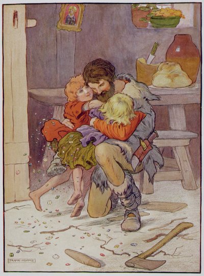Hans en Grietje keren terug, illustratie uit 