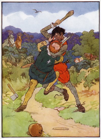 Illustratie voor Babes in the Wood door Frank Adams