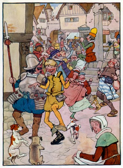Illustratie voor Het verhaal van Tom The Piper