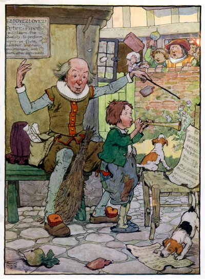 Illustratie voor Het Verhaal van Tom The Piper