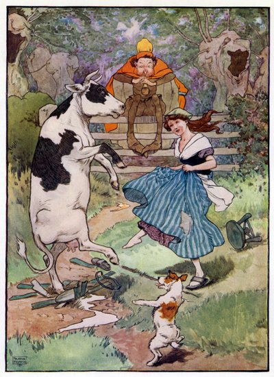 Illustratie voor Het Verhaal van Tom The Piper