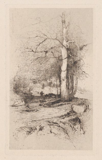 Landschap, 1890 door Frank Anderson