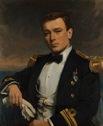 Portret van commandant de eerbiedwaardige Richard Orlando Beaconsfield Bridgeman DSO door Frank Brooks