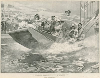 De Grote Canadese Waterglijbaan op de Great Britain Exhibition in Earl