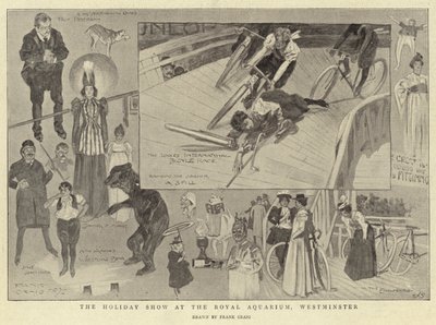 De vakantieshow in het Royal Aquarium, Westminster door Frank Craig
