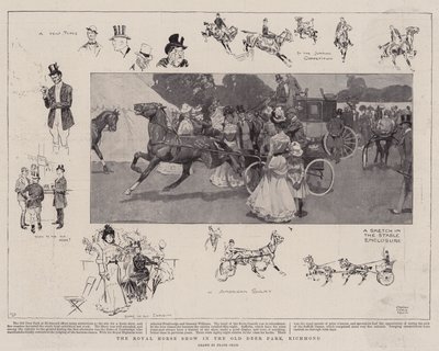 De Koninklijke Paardenshow in het Oude Hertenpark, Richmond door Frank Craig