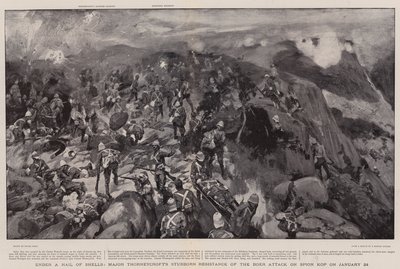 Onder een Hagel van Granaten, Major Thorneycroft