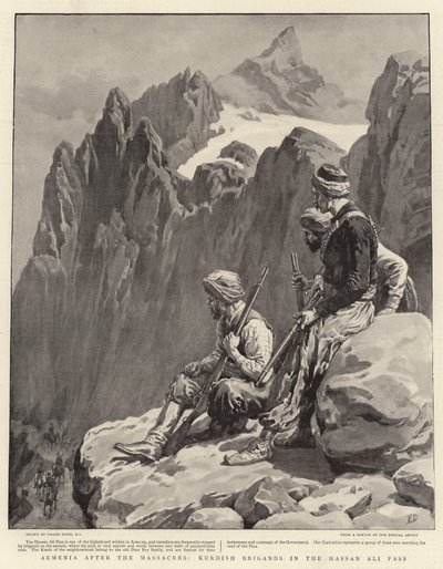 Armenië na de Massamoorden, Koerdische Bandieten in de Hassan Ali Pas door Frank Dadd