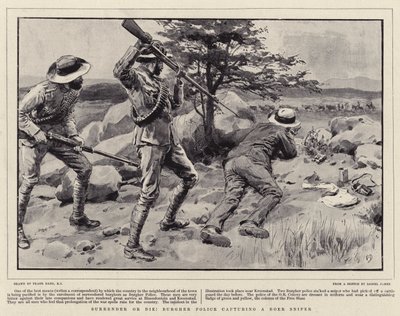 Overgave of sterven! Burgher politie vangt een Boeren sluipschutter door Frank Dadd