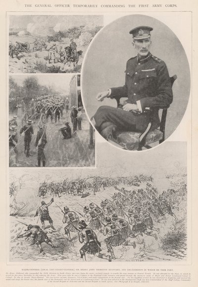 De Generaal tijdelijk bevelvoerend over het Eerste Legerkorps door Frank Dadd