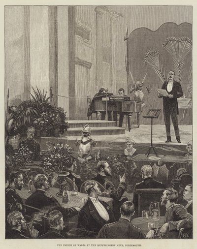 De Prins van Wales bij de Minnesingers
